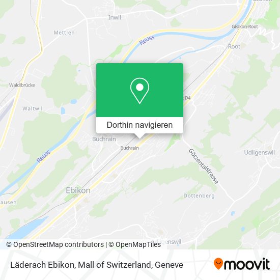 Läderach Ebikon, Mall of Switzerland Karte