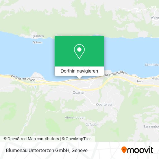Blumenau Unterterzen GmbH Karte