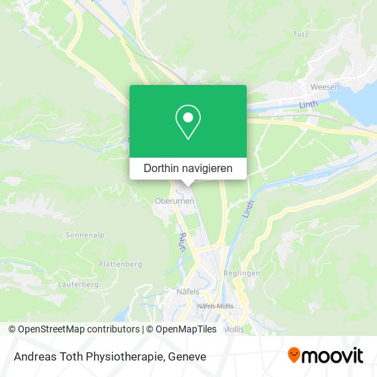 Andreas Toth Physiotherapie Karte