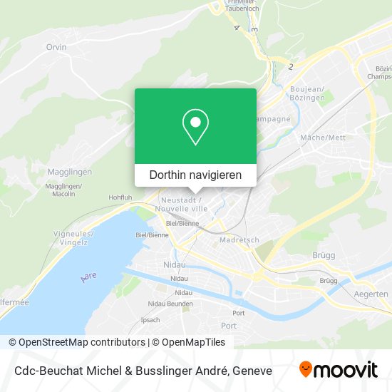 Cdc-Beuchat Michel & Busslinger André Karte