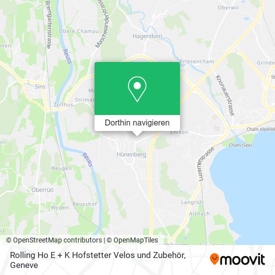 Rolling Ho E + K Hofstetter Velos und Zubehör Karte