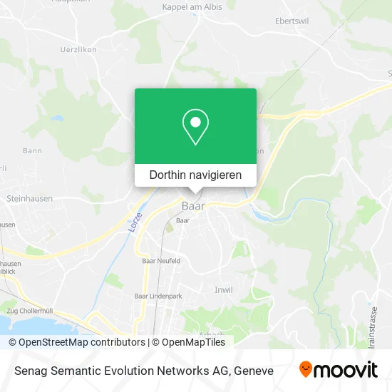 Senag Semantic Evolution Networks AG Karte