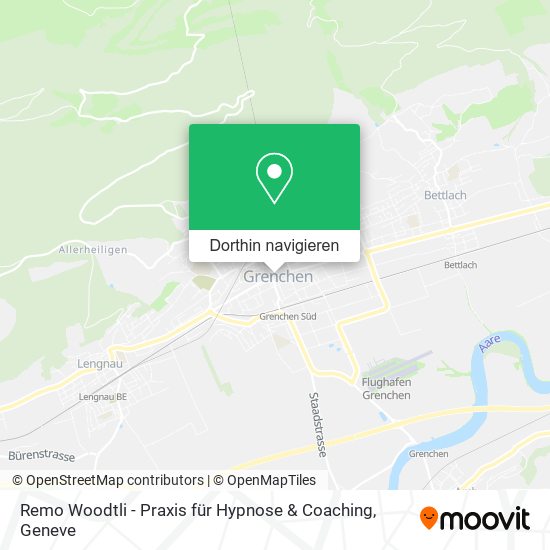 Remo Woodtli - Praxis für Hypnose & Coaching Karte