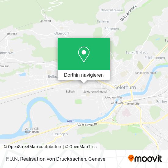 F.U.N. Realisation von Drucksachen Karte