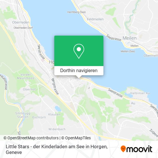 Little Stars - der Kinderladen am See in Horgen Karte