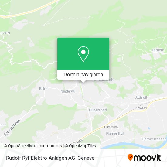 Rudolf Ryf Elektro-Anlagen AG Karte