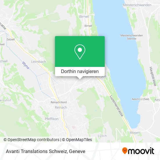 Avanti Translations Schweiz Karte