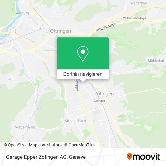 Garage Epper Zofingen AG Karte