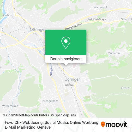 Fevo.Ch - Webdesing; Social Media; Online Werbung; E-Mail Marketing Karte