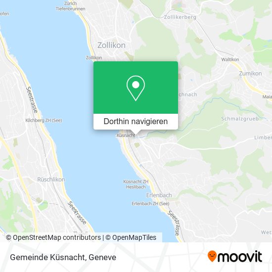 Gemeinde Küsnacht Karte