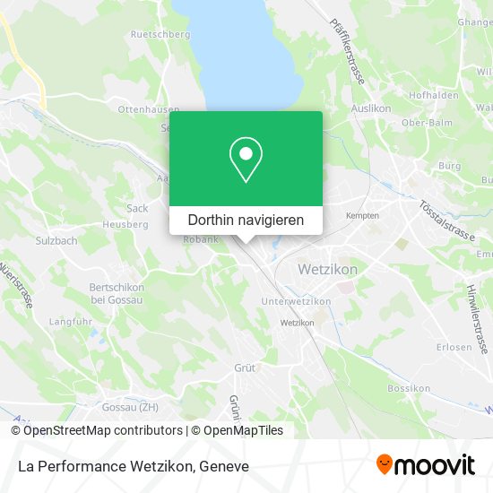 La Performance Wetzikon Karte