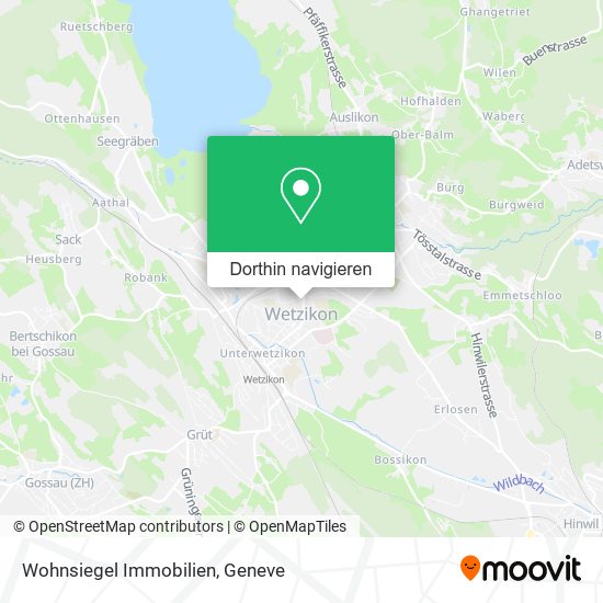 Wohnsiegel Immobilien Karte