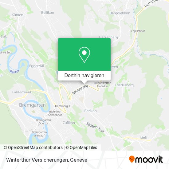 Winterthur Versicherungen Karte