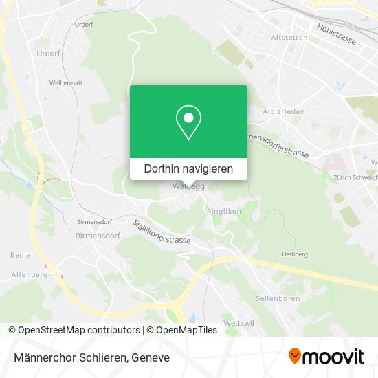 Männerchor Schlieren Karte