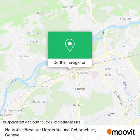 Neuroth Hörcenter Hörgeräte und Gehörschutz Karte