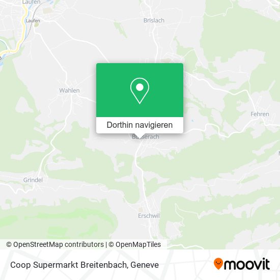 Coop Supermarkt Breitenbach Karte