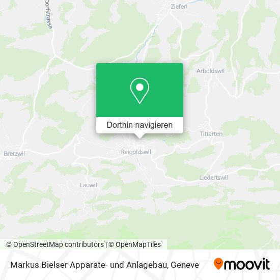 Markus Bielser Apparate- und Anlagebau Karte