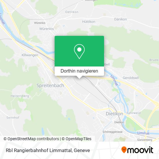 Rbl Rangierbahnhof Limmattal Karte