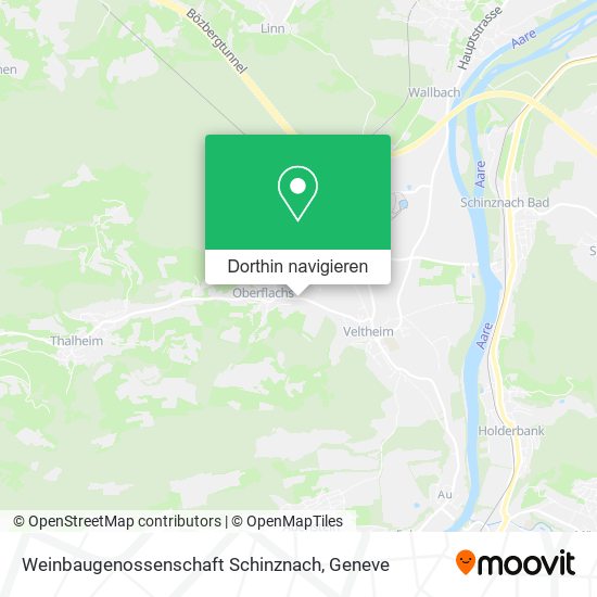 Weinbaugenossenschaft Schinznach Karte