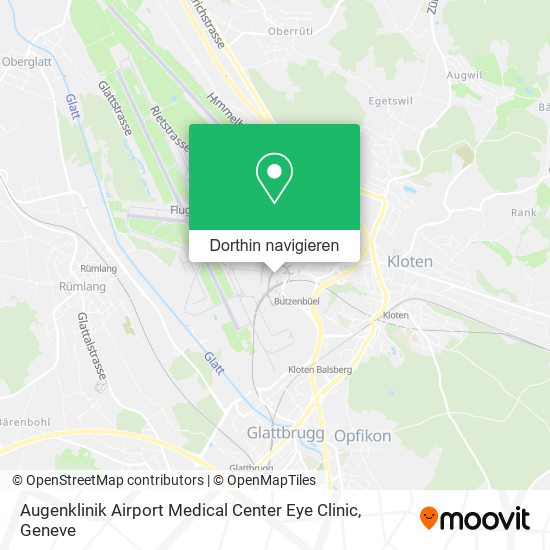 Augenklinik Airport Medical Center Eye Clinic Karte