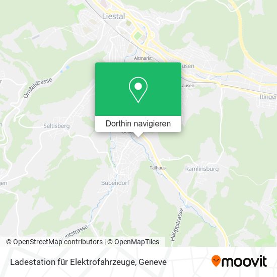 Ladestation für Elektrofahrzeuge Karte