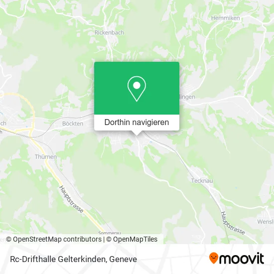 Rc-Drifthalle Gelterkinden Karte