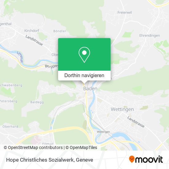 Hope Christliches Sozialwerk Karte