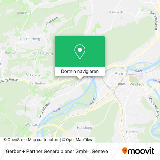 Gerber + Partner Generalplaner GmbH Karte