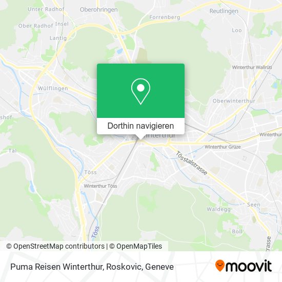 Puma Reisen Winterthur, Roskovic Karte