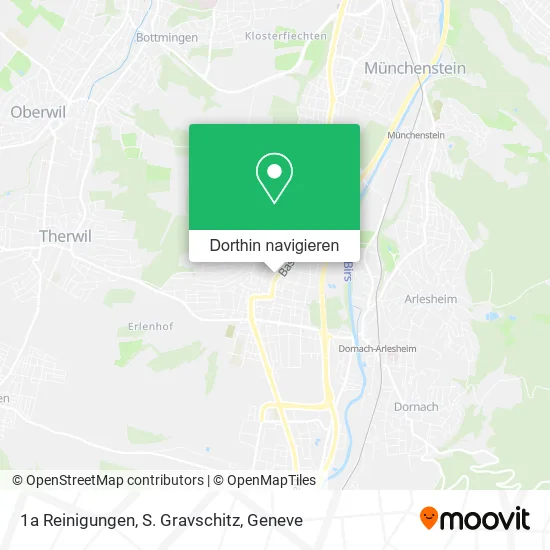 1a Reinigungen, S. Gravschitz Karte