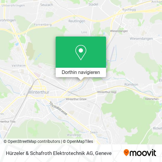 Hürzeler & Schafroth Elektrotechnik AG Karte