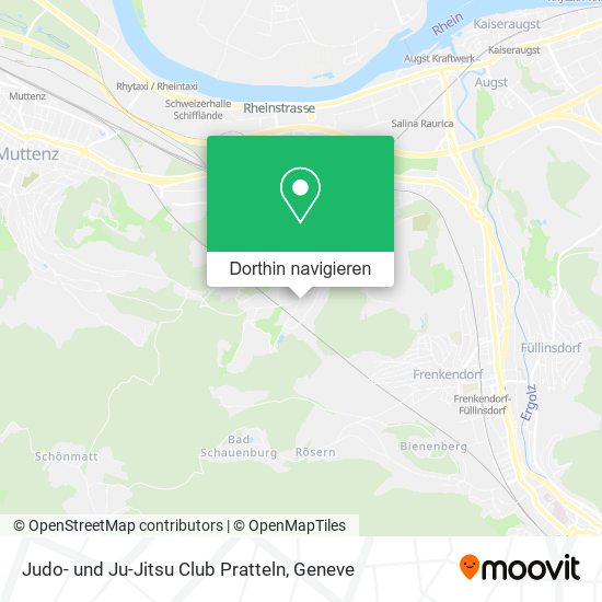 Judo- und Ju-Jitsu Club Pratteln Karte