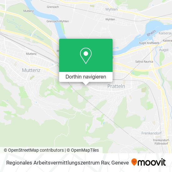 Regionales Arbeitsvermittlungszentrum Rav Karte