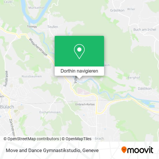 Move and Dance Gymnastikstudio Karte