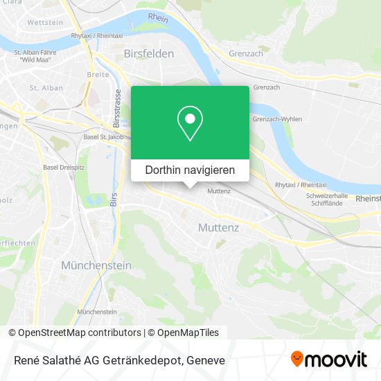 René Salathé AG Getränkedepot Karte