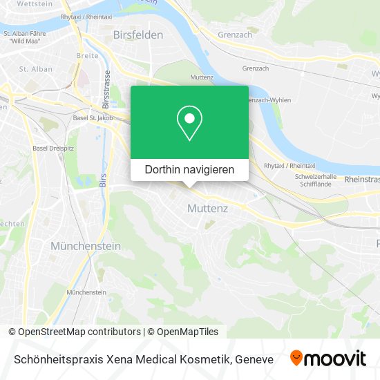 Schönheitspraxis Xena Medical Kosmetik Karte