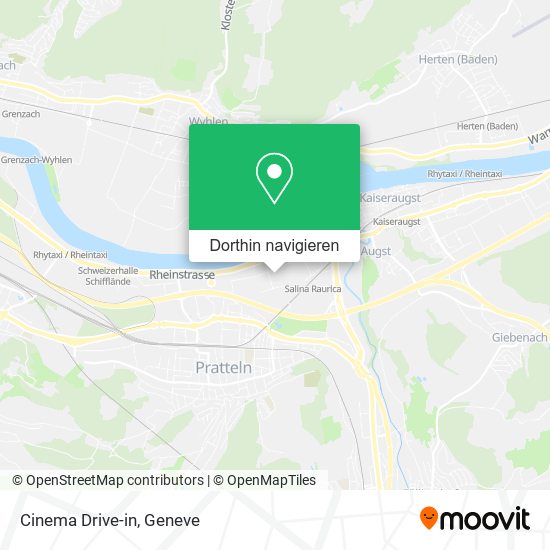 Cinema Drive-in Karte