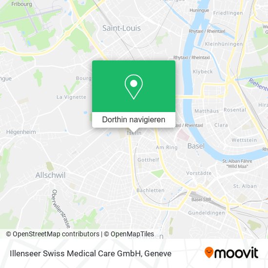 Illenseer Swiss Medical Care GmbH Karte
