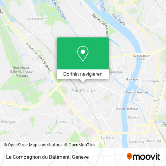 Le Compagnon du Bâtiment Karte
