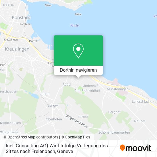 Iseli Consulting AG) Wird Infolge Verlegung des Sitzes nach Freienbach Karte