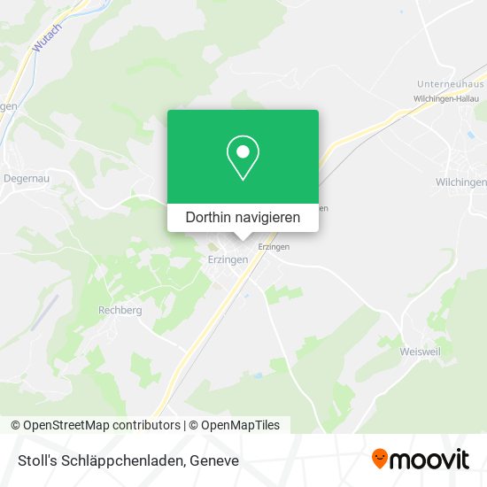Stoll's Schläppchenladen Karte