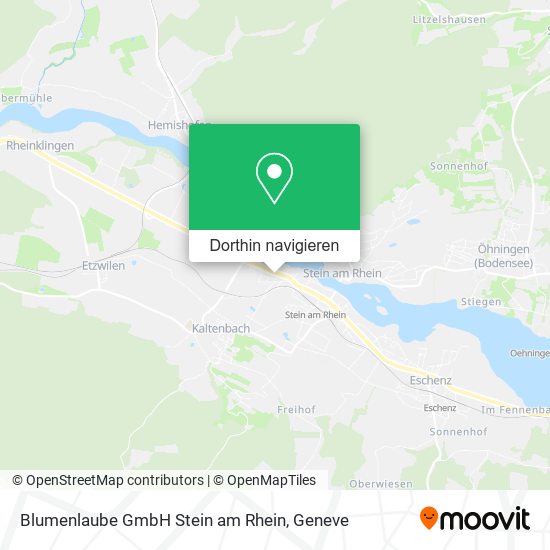 Blumenlaube GmbH Stein am Rhein Karte