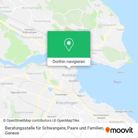 Beratungsstelle für Schwangere, Paare und Familien Karte