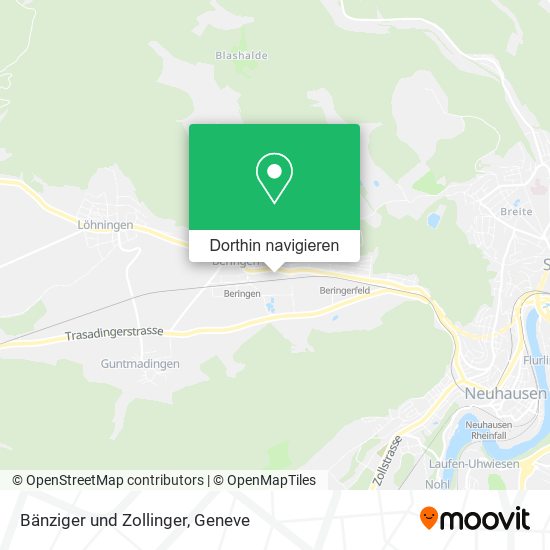 Bänziger und Zollinger Karte