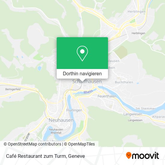 Café Restaurant zum Turm Karte
