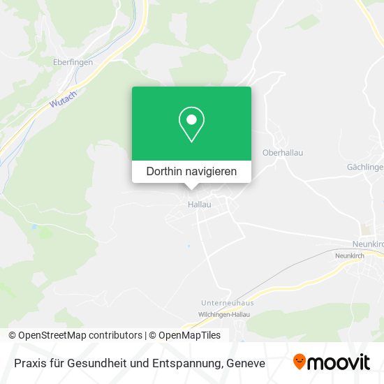 Praxis für Gesundheit und Entspannung Karte