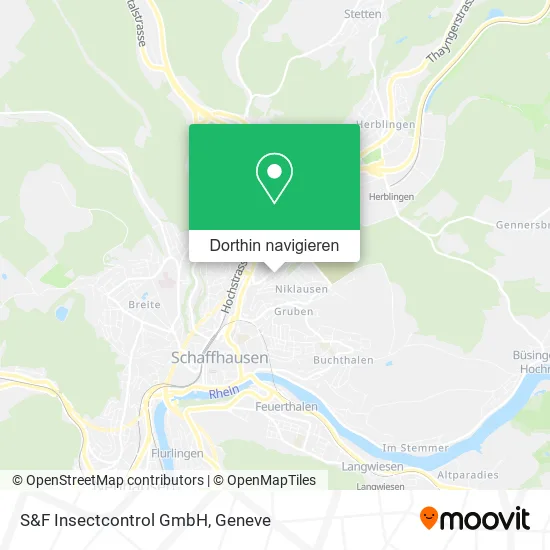 S&F Insectcontrol GmbH Karte