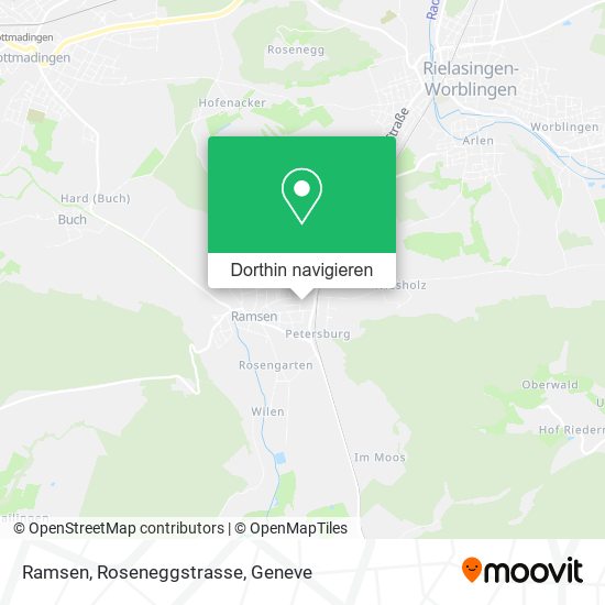Ramsen, Roseneggstrasse Karte