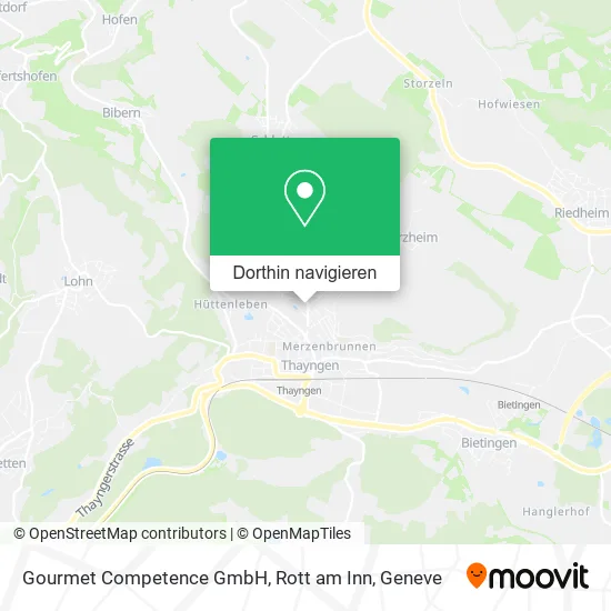 Gourmet Competence GmbH, Rott am Inn Karte