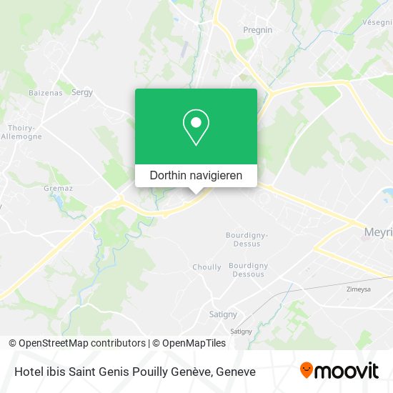 Hotel ibis Saint Genis Pouilly Genève Karte